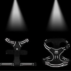 PoyPet Dog Walking Harness Vest No Pull Reflective 2 Snap Buckles 4 Options!